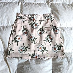 TopShop Floral Skirt